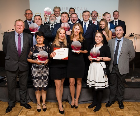 The winners of this year’s inaugural European Cleaning & Hygiene Awards, held at the Majestic Hotel in Barcelona on Thursday, 29th September.